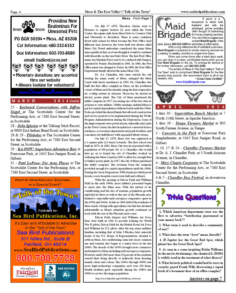 Mesa & East Valley Page 4