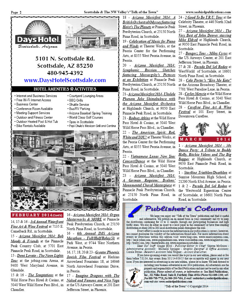 Scottsdale & NW Valley Page 2