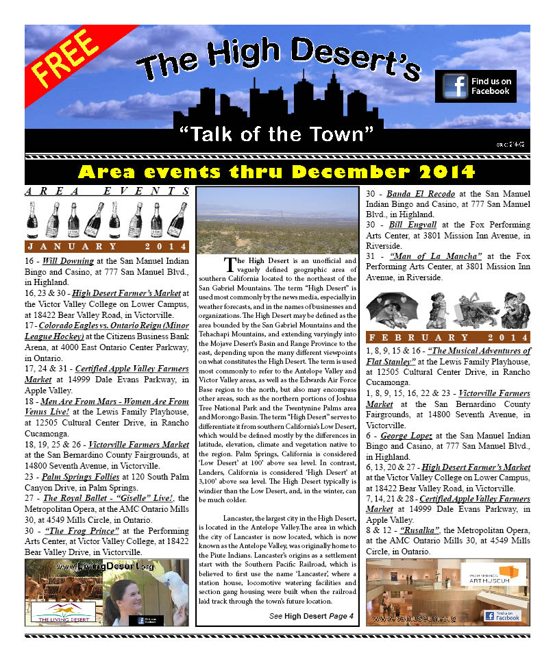 The High Desert Page 1