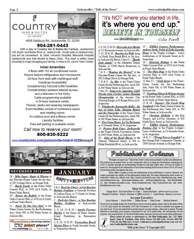 Jacksonville FL Talk of The Town page 2