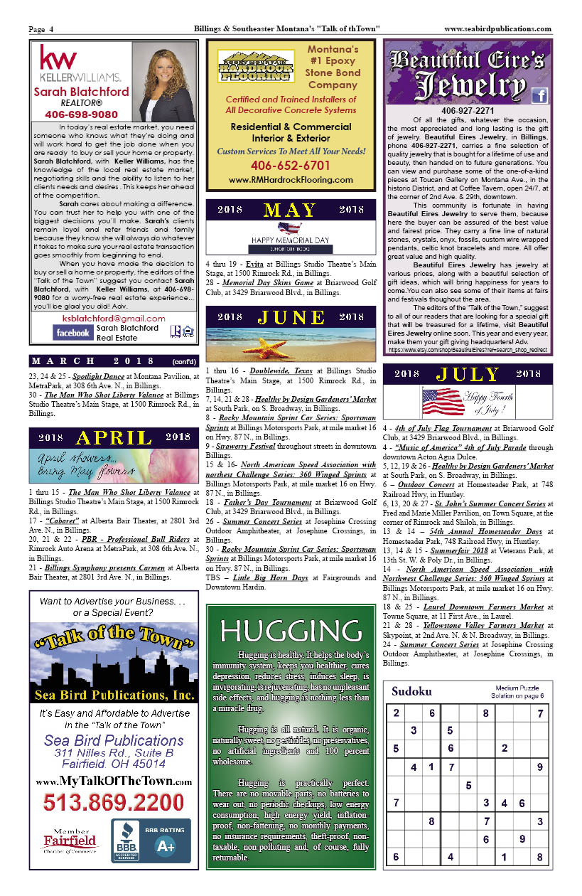 Billings Montana Talk of the Town page 4