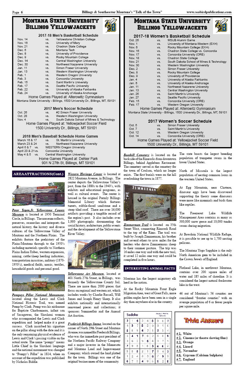 Billings Montana Talk of the Town page 6