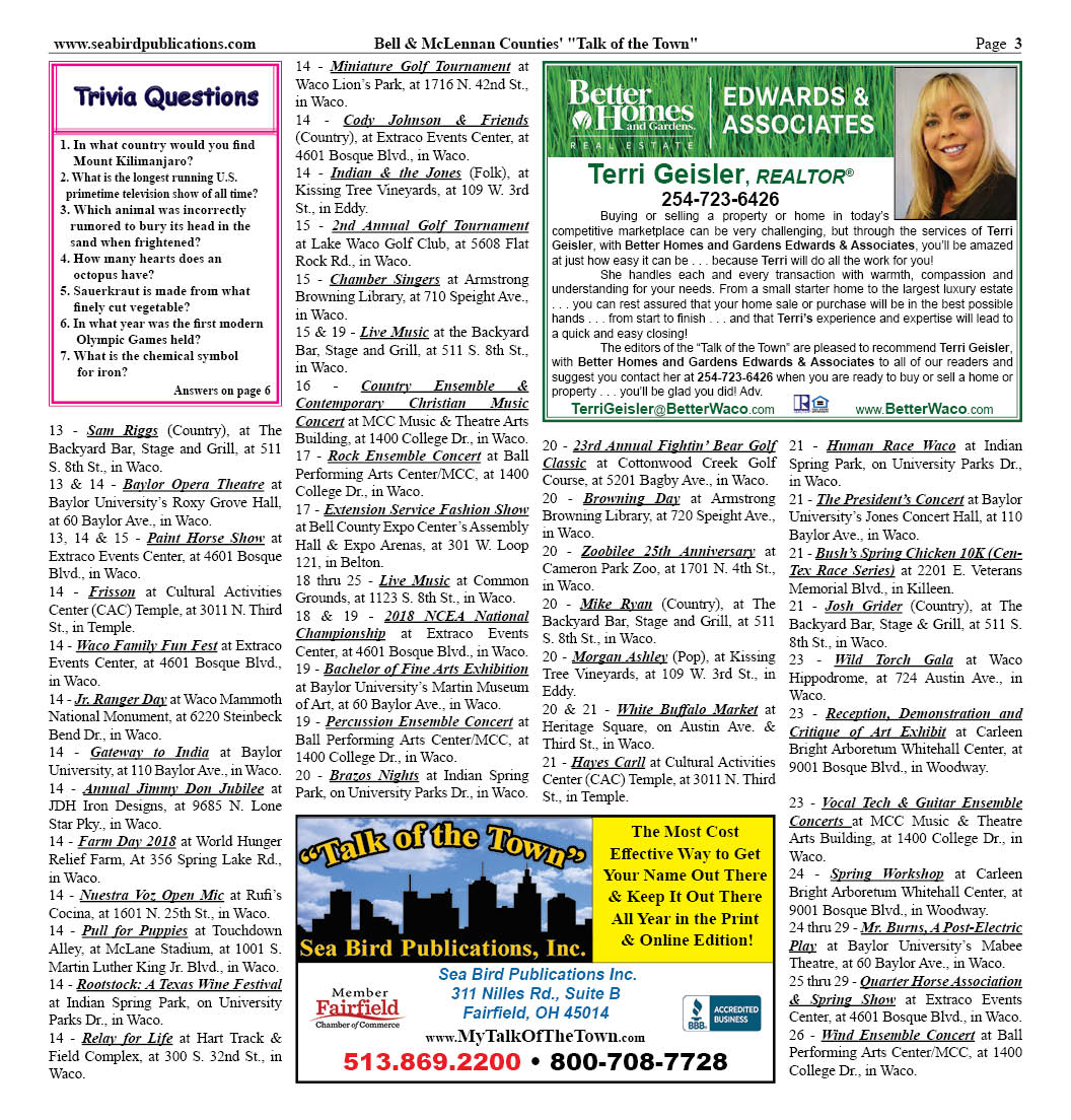 Bell & McLennan Countie's Texas Page 3