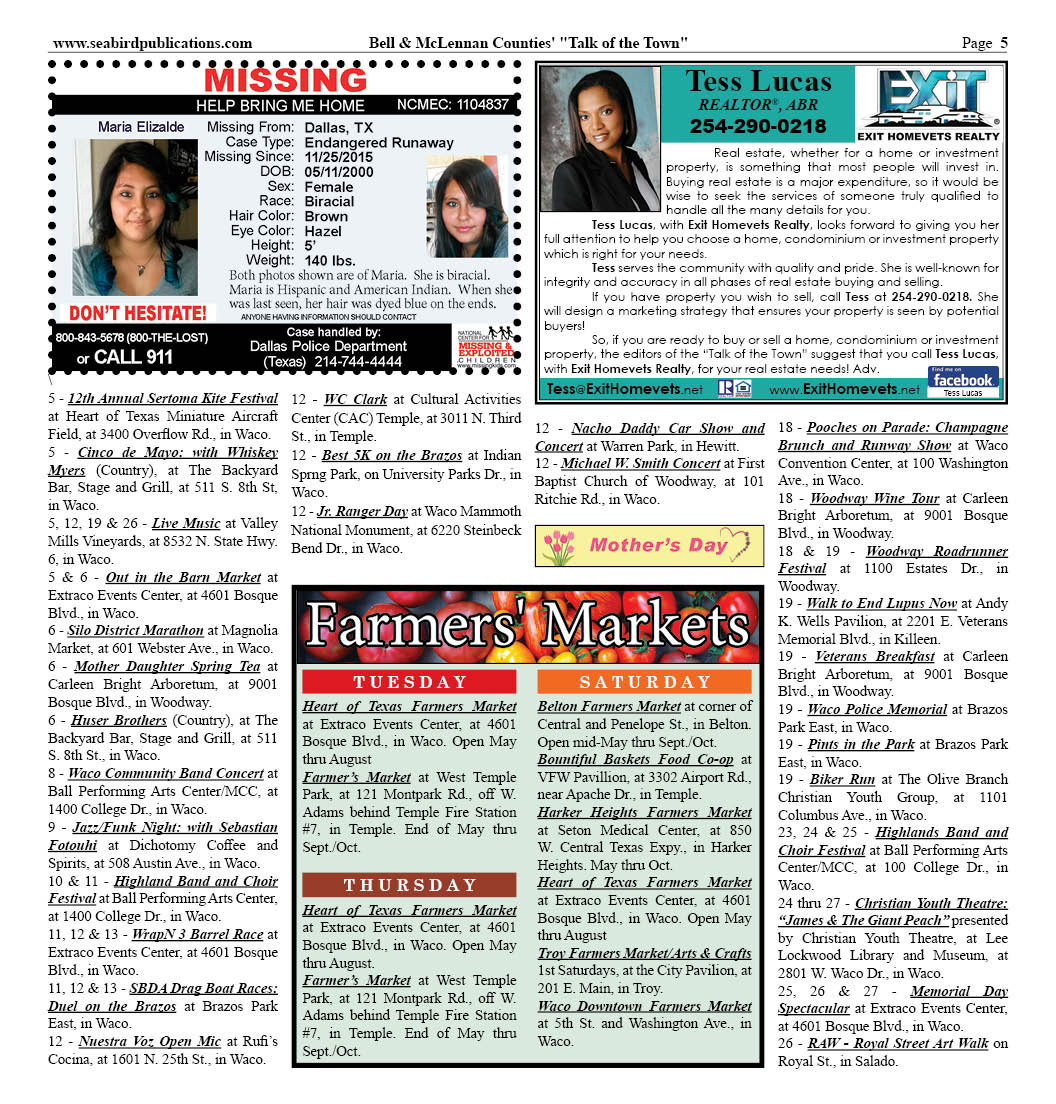 Bell & McLennan Countie's Texas Page 5